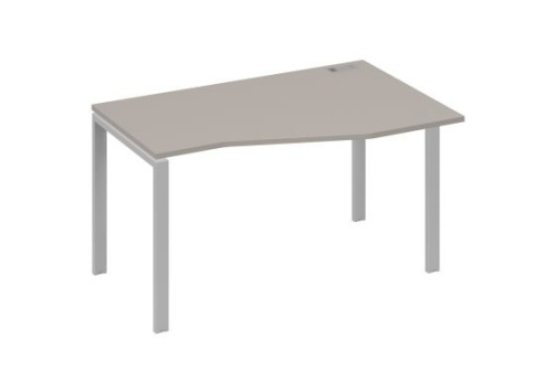 Стол эргономичный правый Мира Нумо, цвет мокко премиум + серый