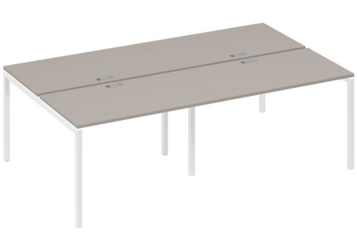 Рабочая станция 4х120 Мира Лофт, цвет мокко премиум + белый