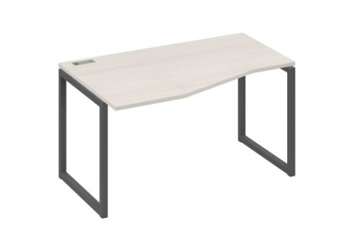 Стол эргономичный левый Мира Одри, цвет дуб шамони + антрацит