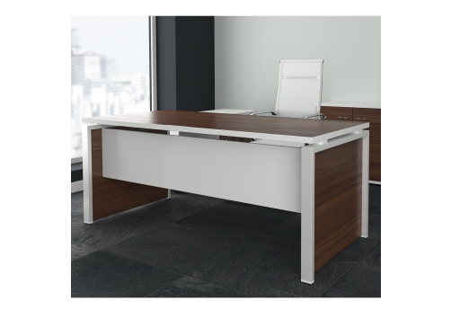 Стол руководителя Аруба, цвет темный дуб