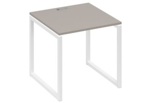 Стол письменный Мира Одри, цвет мокко премиум + белый