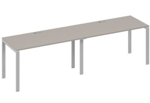 Рабочая станция (2х140) Мира Нумо, цвет мокко премиум + серый