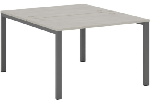 Бенч-система две столешницы, цвет шамони светлый