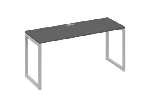Стол письменный Мира Одри, цвет антрацит премиум + серый