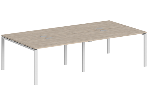 Рабочая станция Индиго Сет, цвет дуб светлый + белый