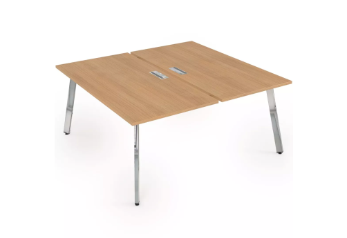 Стол на 2 рабочих места, цвет романо