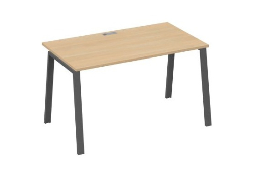 Стол письменный Мира Трио, цвет натуральный дуб + антрацит