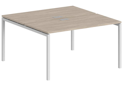 Рабочая станция Индиго Форт, цвет дуб светлый + белый