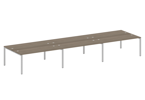 Стол на 6 рабочих мест, цвет вяз