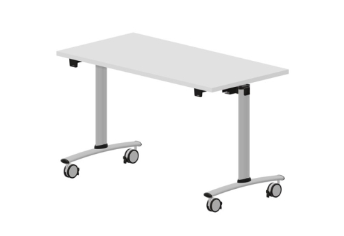 Стол мобильный складной Тиберио Конференц, цвет белый