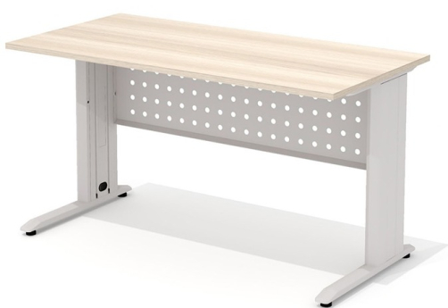 Стол письменный на металлокаркасе Колибри, цвет ясень шимо