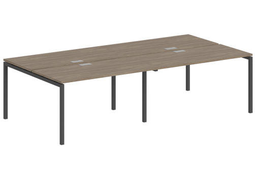 Рабочая станция Индиго Форт, цвет дуб темный + антрацит