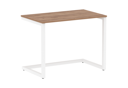 Стол письменный, цвет дуб табак + белый