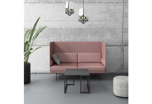 Стол журнальный Мейлон, цвет антрацит + черный