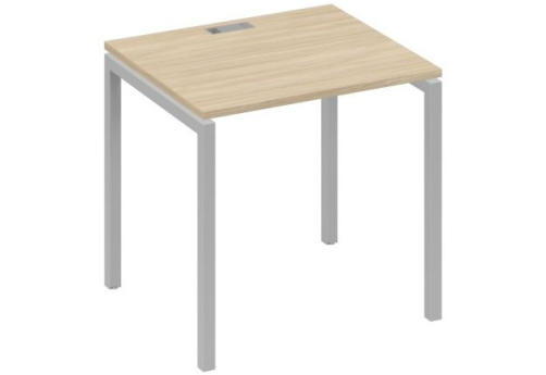 Стол письменный Мира Лофт, цвет дуб скандинавский + серый