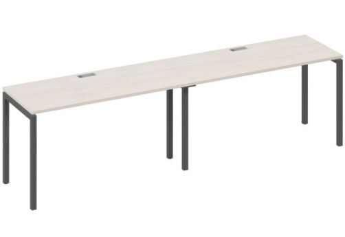 Рабочая станция 2х140 Мира Лофт, цвет дуб шамони + антрацит