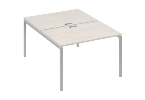 Рабочая станция 2х120 Мира Лофт, цвет дуб шамони + серый