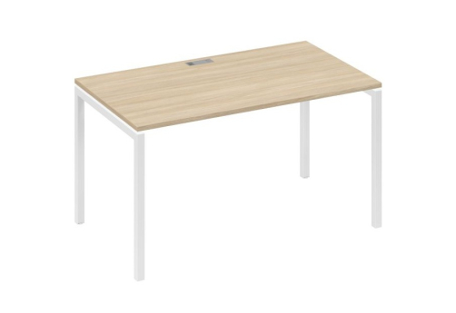 Стол письменный Мира Лофт, цвет дуб скандинавский + белый
