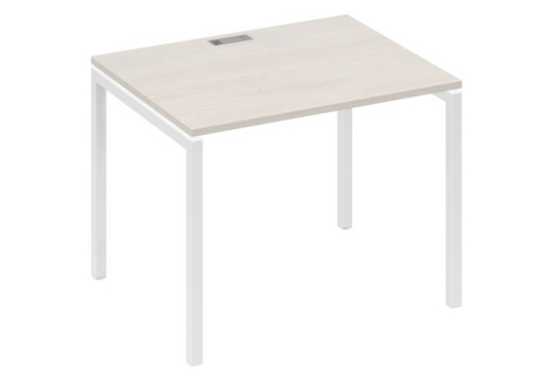 Стол письменный Мира Лофт, цвет дуб шамони + белый