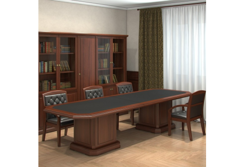 Стол для переговоров Бьюмонт, цвет темный орех