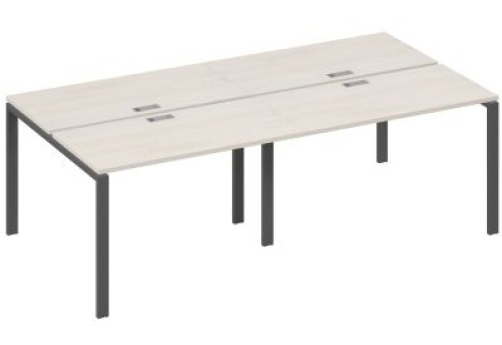 Рабочая станция (4х120) Мира Нумо, цвет дуб шамони + антрацит