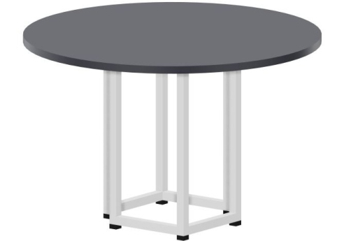 Стол журнальный Мейлон, цвет антрацит + белый