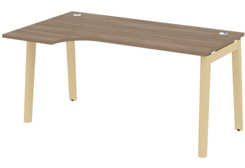 Стол эргономичный левый, цвет дуб аризона