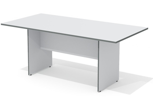 Стол для переговоров прямоугольный Колибри, цвет светло-серый