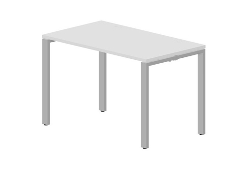 Стол рабочий (2 заглушки) Киви, цвет белый