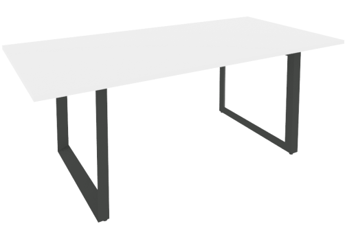 Стол для переговоров, цвет белый