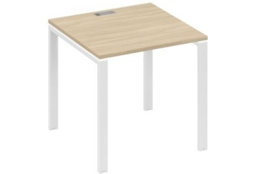 Стол письменный Мира Нумо, цвет дуб скандинавский + белый