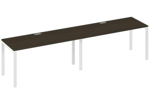 Рабочая станция (2х160) Мира Нумо, цвет венге + белый