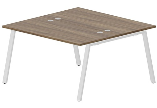 Стол составной на 2 рабочих места (4 заглушки) Сильвана, цвет орех