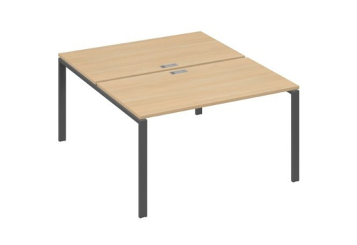 Рабочая станция (2х140) Мира Нумо, цвет натуральный дуб + антрацит