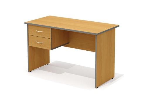 Стол с подвесной тумбой Колибри, цвет ольха