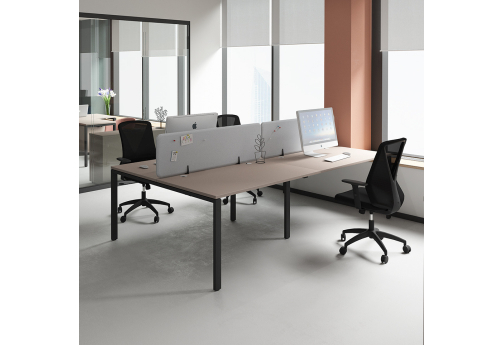 Рабочая станция на 4 человека Киви, цвет тортора