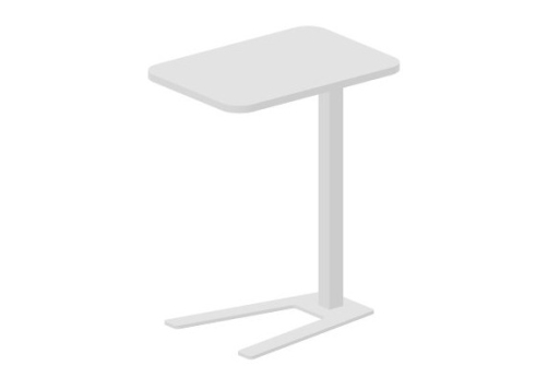 Стол журнальный Киви, цвет белый + белый