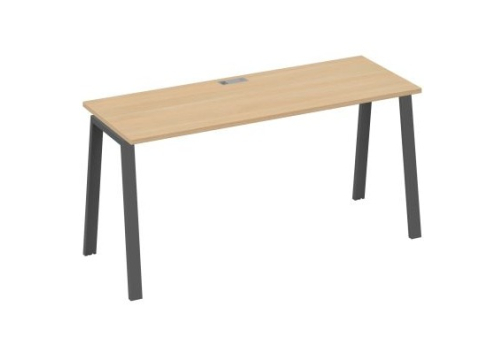 Стол письменный Мира Трио, цвет натуральный дуб + антрацит