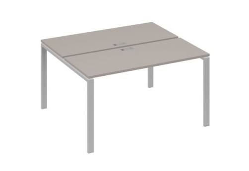 Рабочая станция (2х140) Мира Нумо, цвет мокко премиум + серый