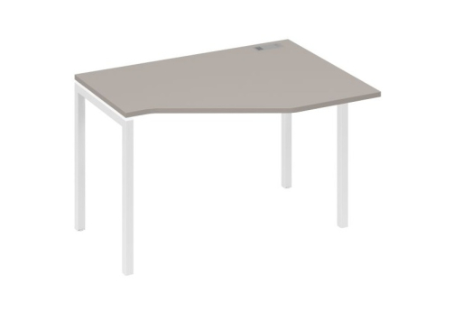 Стол эргономичный правый Техно Мира Лофт, цвет мокко премиум + белый