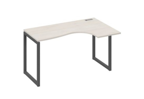 Стол эргономичный правый Мира Одри, цвет дуб шамони + антрацит