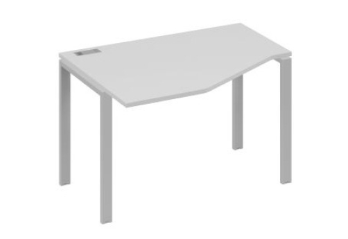 Стол эргономичный левый Мира Нумо, цвет серый + серый