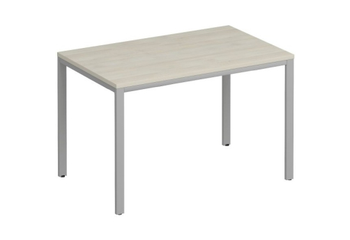 Стол письменный на металлокаркасе Прайм Металл 25, цвет шамони светлый + серый