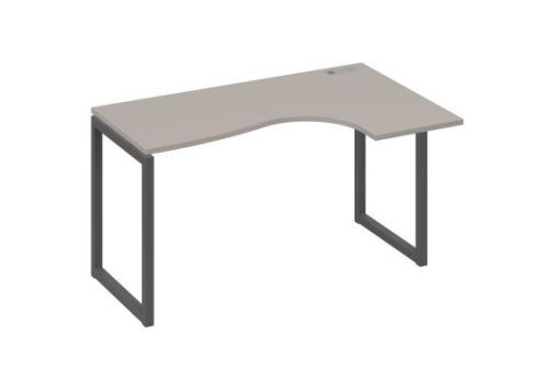 Стол эргономичный правый Мира Одри, цвет мокко премиум + антрацит