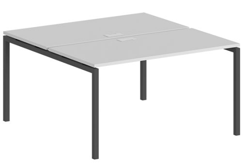 Рабочая станция Индиго Форт, цвет белый + антрацит