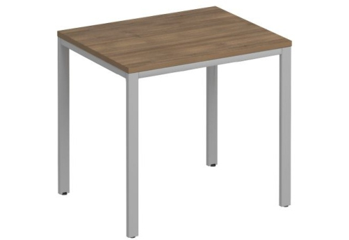 Стол письменный на металлокаркасе Прайм Металл 25, цвет шамони темный + серый