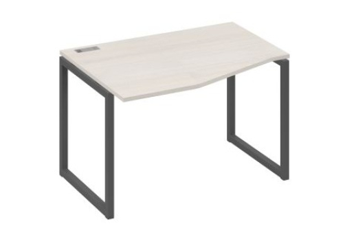 Стол эргономичный левый Мира Одри, цвет дуб шамони + антрацит