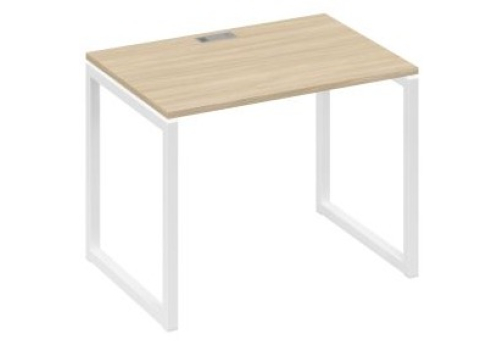 Стол письменный Мира Одри, цвет дуб скандинавский + белый