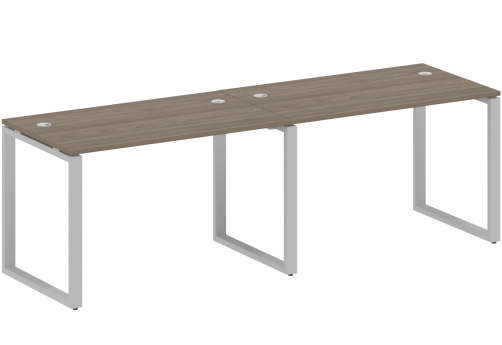 Стол на 2 рабочих места, цвет вяз