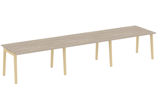 Стол для переговоров (3 столешницы), цвет дуб аттик